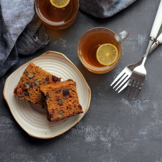 dates walnuts & carrot cake - Recipe photo by easyfoodsmith