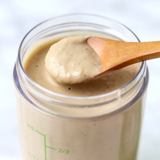 Creamy Tofu Ginger Dressing - Recipe photo by misspickledplum