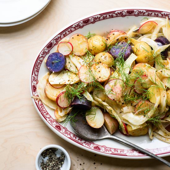 Mayo-less Potato Salad - Recipe photo by thenewbaguette
