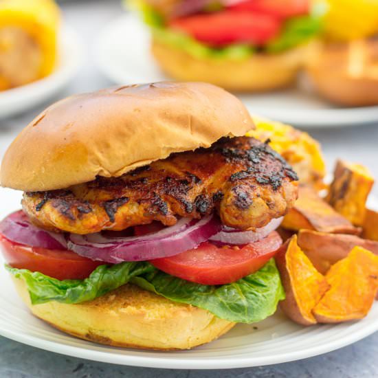 Peri Peri Chicken Burgers - Recipe photo by easypeasyfoodie