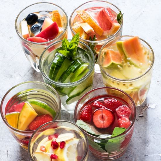 7 Infused Water Recipes - Recipe photo by recipesfromapantry