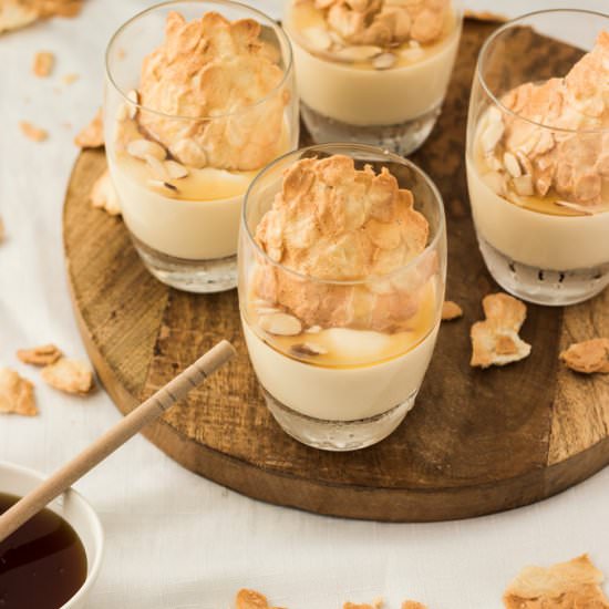 Almond and Honey Pannacotta - Recipe photo by sugarsaltmagic