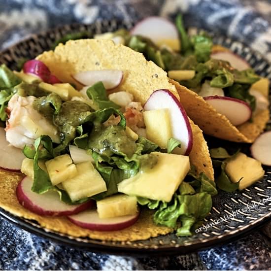 Tropical Lobster Taco Recipe - Recipe photo by aznjenny28