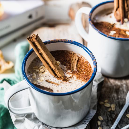 Warm Cinnamon Breakfast Smoothie - Recipe photo by TheFitFoodie