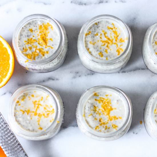 Blueberry Orange Chia Pudding - Recipe photo by kitchenofyouth