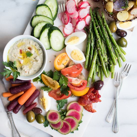 White Bean Caprese Hummus - Recipe photo by superman cooks