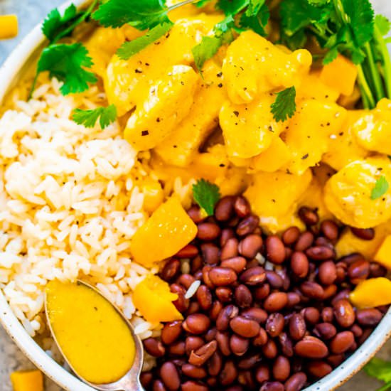 15-Minute Mango Lime Chicken - Recipe photo by Averie