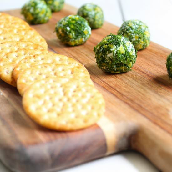 Lemon & Dill Goat Cheese Bites - Recipe photo by Midwest Foodie