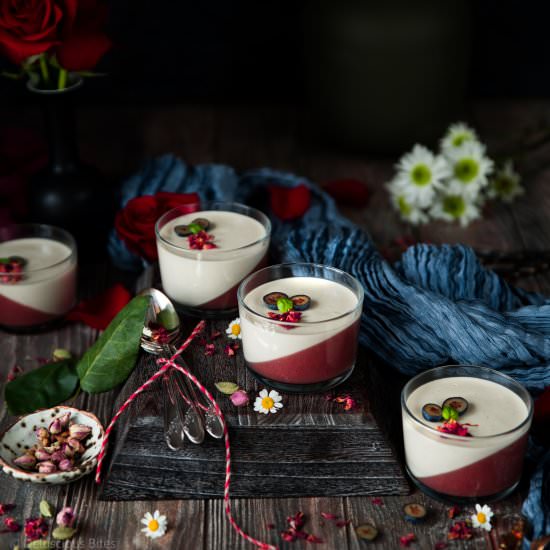 Thandai Panna Cotta - Recipe photo by deluscious bites