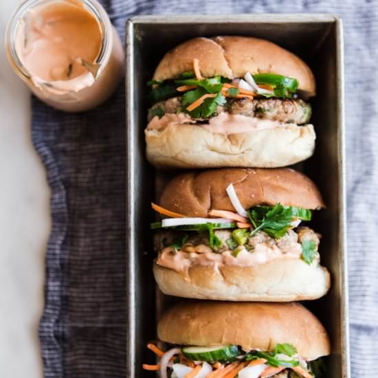 Pork Banh Mi Burger - Recipe photo by themodernproper