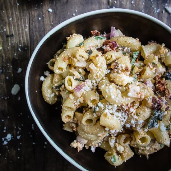 Roasted Corn & Poblano Pasta Salad - Recipe photo by Went Here 8 This