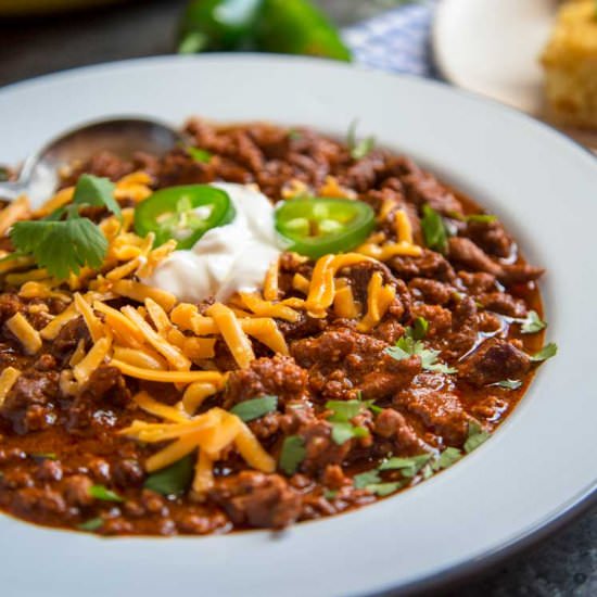 Real Deal Chili Con Carne - Recipe photo by keviniscooking
