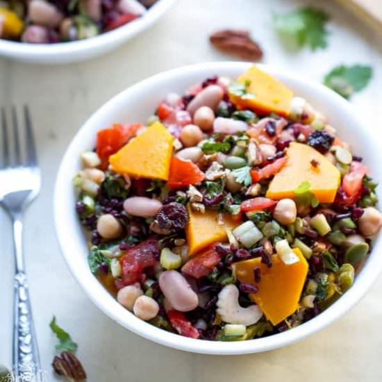 Mixed Bean and Wild Rice Salad - Recipe photo by LifemadeSweeter
