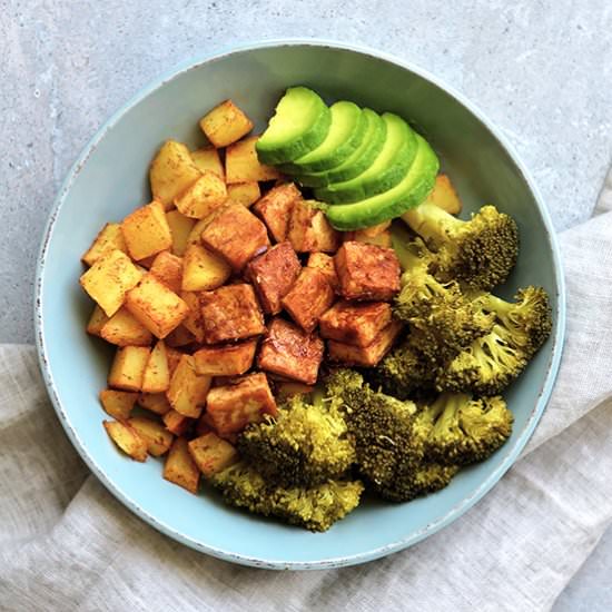 OIL-FREE “FRIED” TOFU - Recipe photo by BrightBird