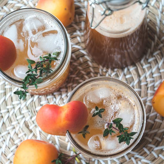 Apricot Shrub - Recipe photo by UrbanKitchenAffair