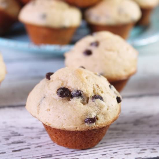Protein Peanut Butter Mini Muffins - Recipe photo by Baked_Broiled_Basted