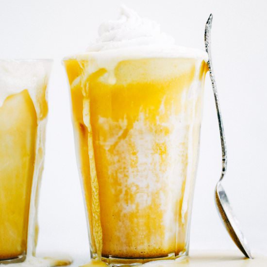 golden iced latte - Recipe photo by Paleoglutenfree.com