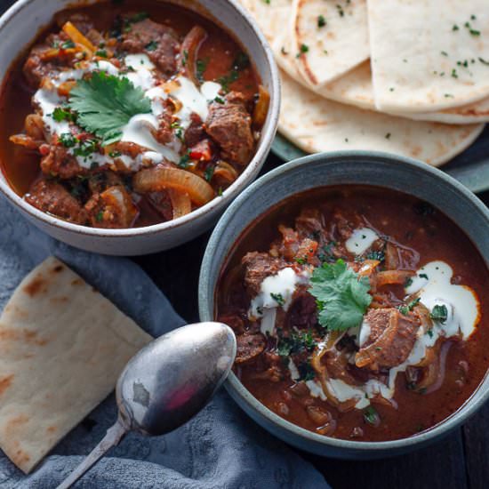Slow Cooker Rogan Josh Beef Curry - Recipe photo by MySugarFreeKitchen