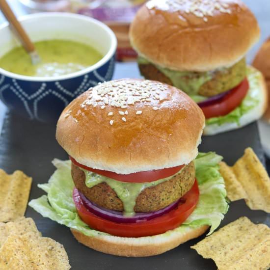 Green Vegetable Burger - Recipe photo by ruchiskitchen