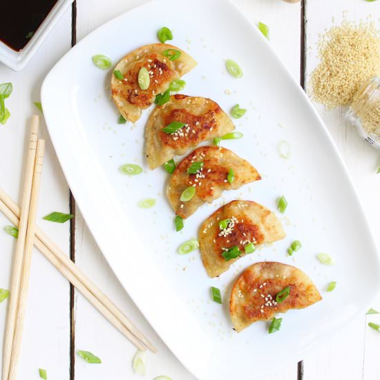 Pan Fried Pork Dumplings - Recipe photo by Midwest Foodie