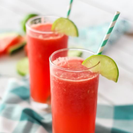 Watermelon Lime Spritzer - Recipe photo by thekolbcorner