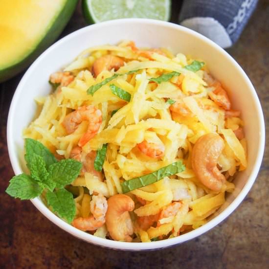 Cambodian green mango salad - Recipe photo by carolinescooking