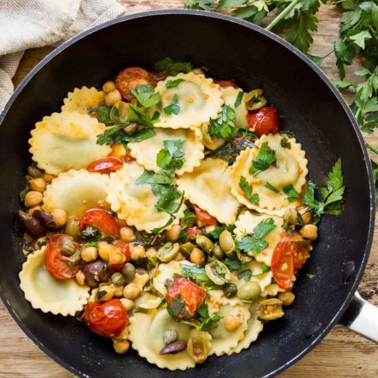 Mediterrane Raviolo - Recipe photo by Elle Republic