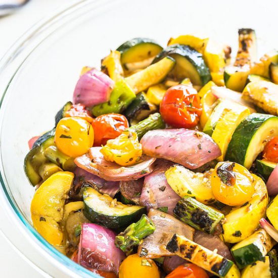 Grilled Mixed Vegetables - Recipe photo by BusyCooks