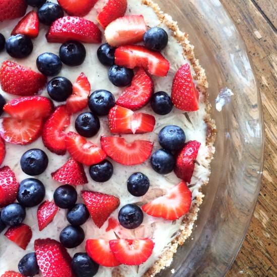 No Bake Berry Pie - Recipe photo by nibblesandbits