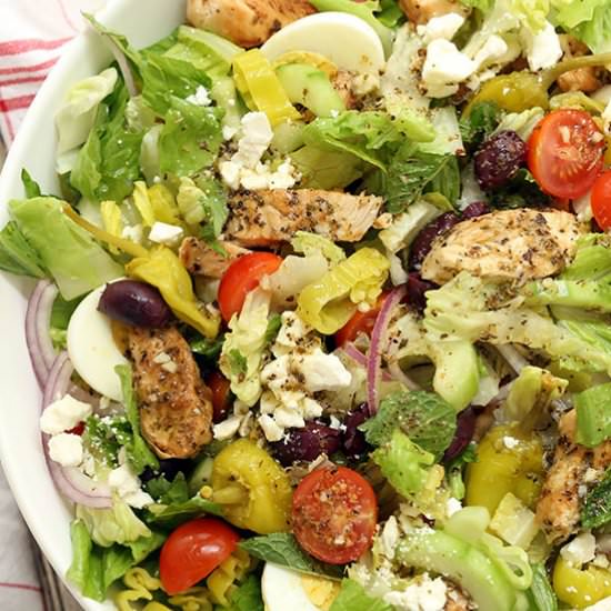 Greek Chopped Salad - Recipe photo by The Harvest Kitchen