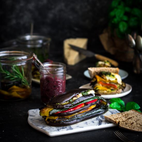 Grilled Veggie Stack - Recipe photo by Can Caramelo