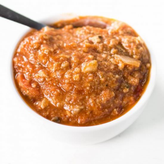 Vegan sloppy joes - Recipe photo by veggiebalance