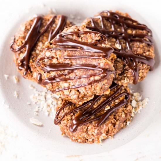Healthy no bake cookies - Recipe photo by veggiebalance