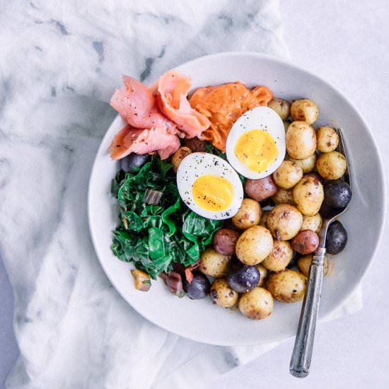 Smoked Salmon Breakfast Bowl - Recipe photo by forkintheroad