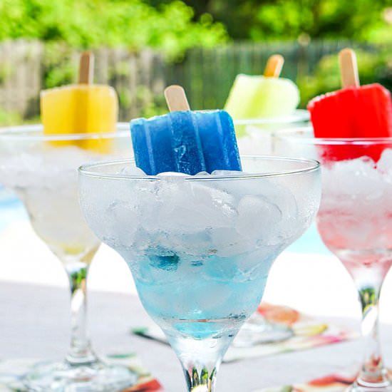 Low Carb Boozy Pops for Summer - Recipe photo by MyLifeCookbook