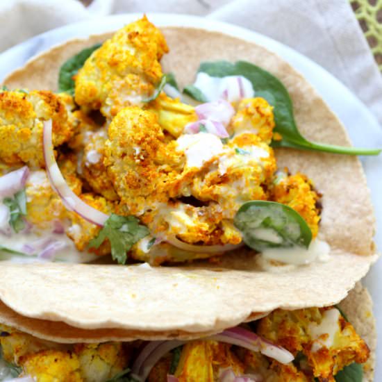 Turmeric Roasted Cauliflower - Recipe photo by richa