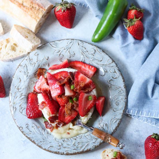 Strawberry Bacon Brie - Recipe photo by WanderlustandWellness