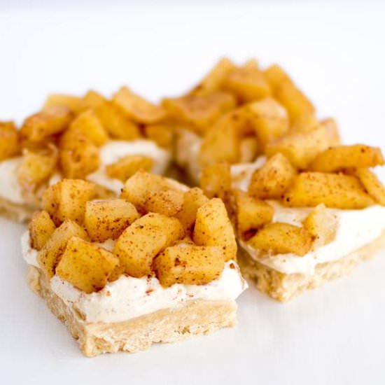 Apple Pie Cheesecake Bars - Recipe photo by andrewcooks