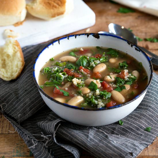 Slow cooker white bean soup - Recipe photo by thanksgiving
