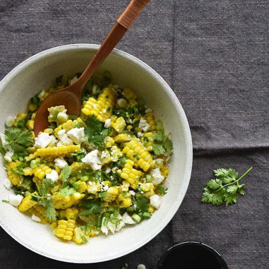 Mexican Corn Salad - Recipe photo by AnEdibleMosaic