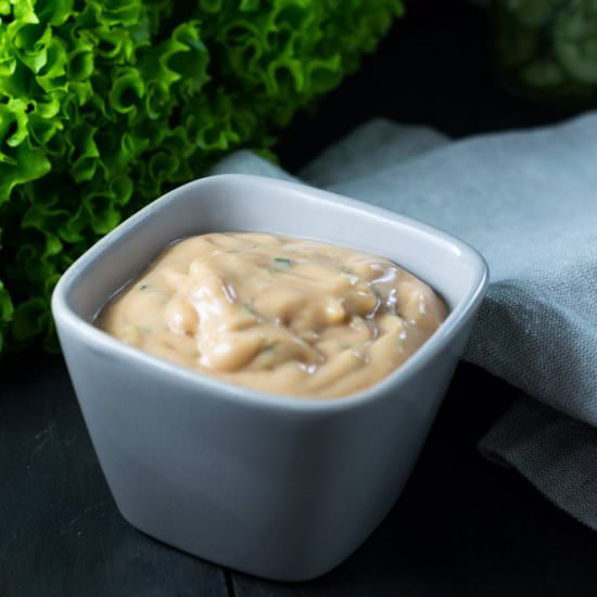 Homemade Thousand Island Dressing - Recipe photo by travelcooktell