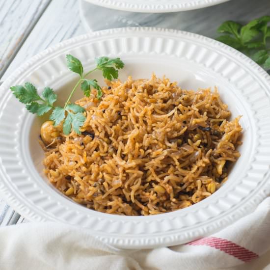 Sprouts masala pulav - Recipe photo by cookingwithpree