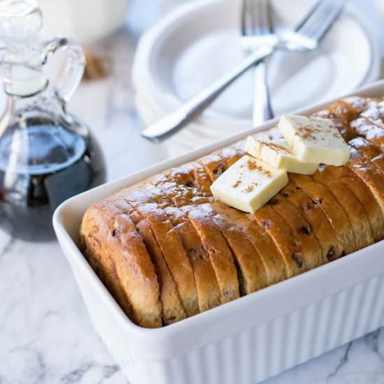 Overnight Cinnamon French Toast - Recipe photo by whattheforksfordinner