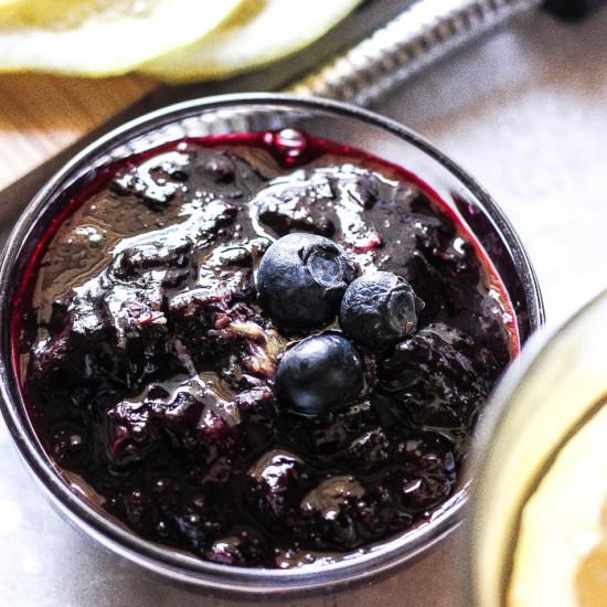 Blueberry sauce - Recipe photo by Berrymaple