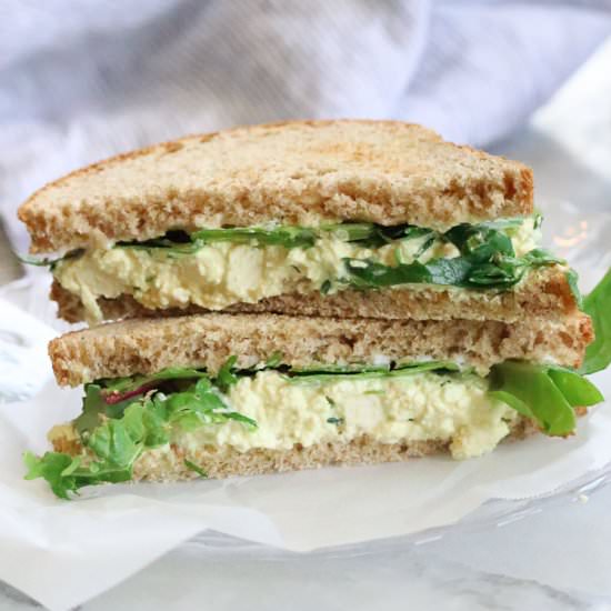 Vegan Tofu Egg Salad - Recipe photo by veganblueberry