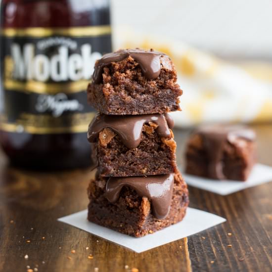 Spicy stout brownies - Recipe photo by Wild wild whisk