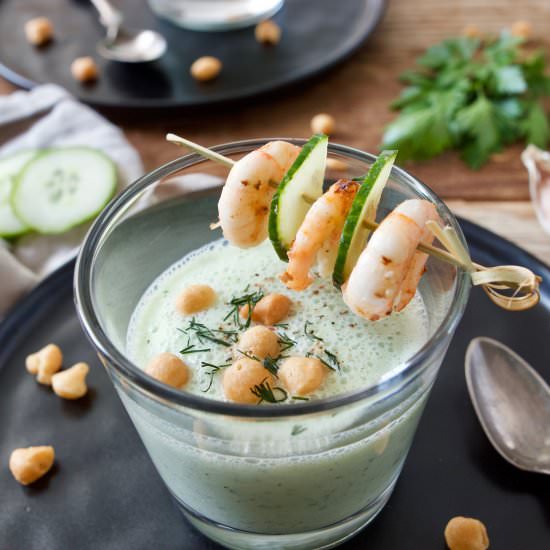 cold cucumber soup - Recipe photo by Sweets and Lifestyle