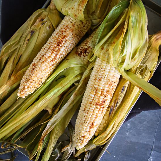 Smoked Fiesta Corn on the Cob - Recipe photo by Kleinworth &amp; Co