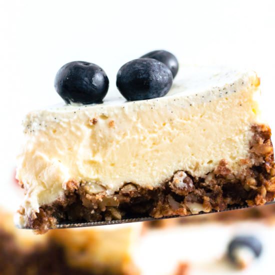 Sugar Free New York Cheesecake - Recipe photo by addsomeveg