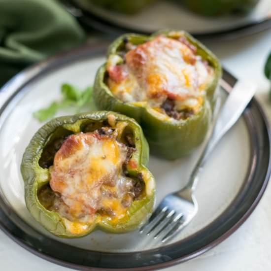 Low Carb Stuffed Peppers - Recipe photo by littlebitrecipes